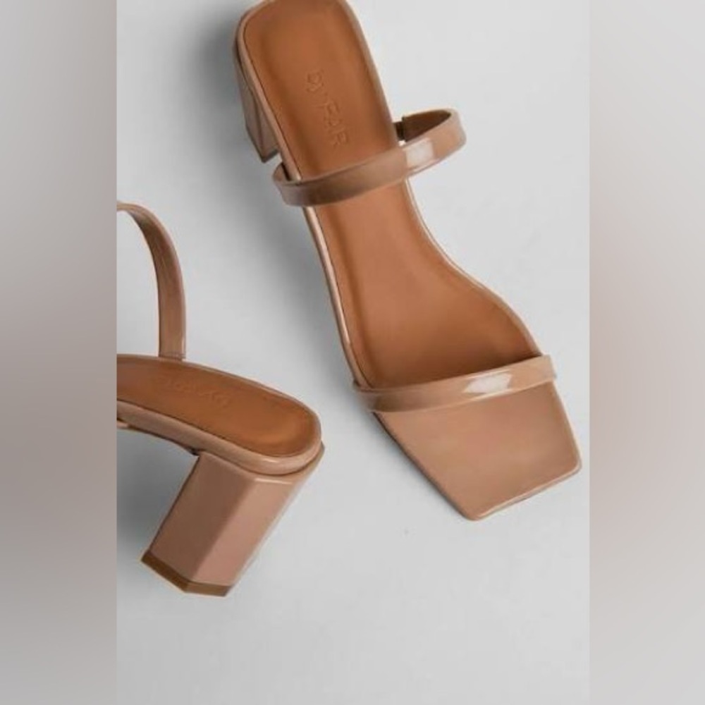 NWOB By Far Tanya Sandal in Nude
